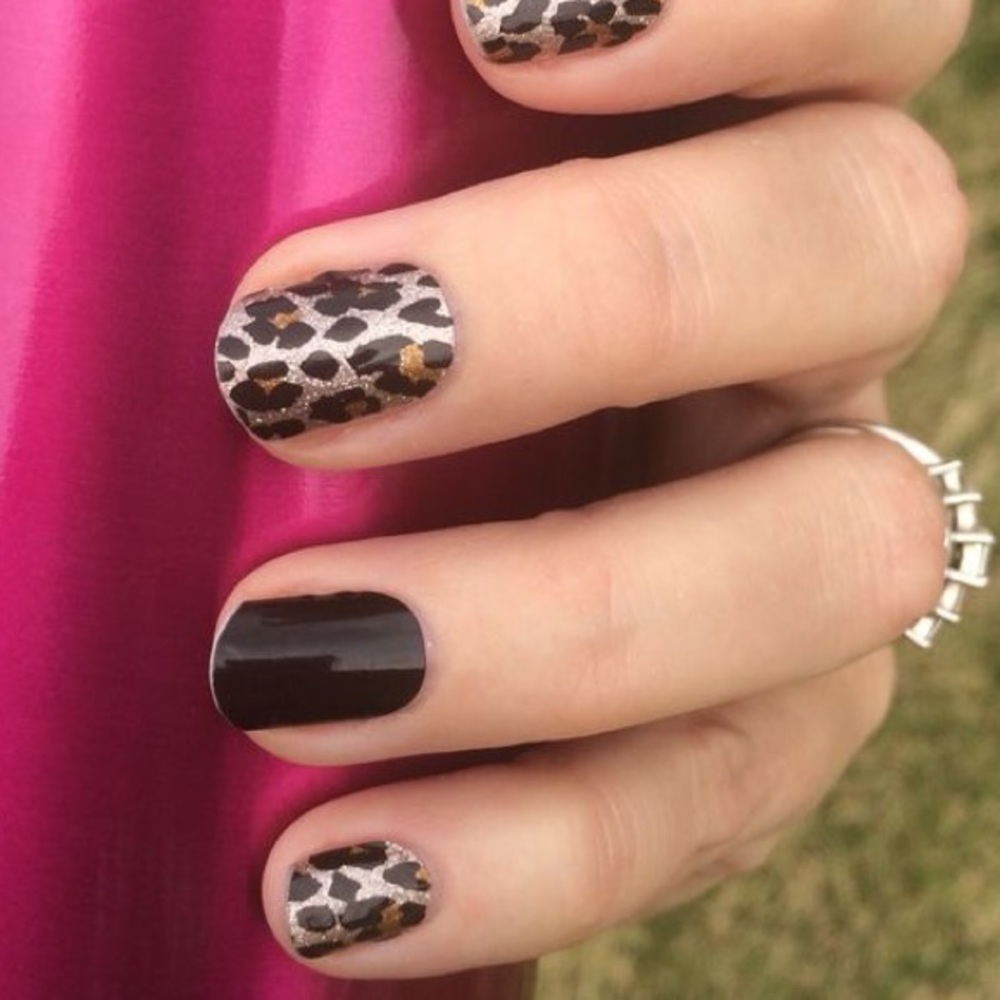 Jamberry Darkest Black Nail Wraps